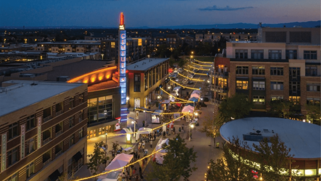Belmar at night from above