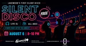 Silent Disco in Belmar Plaza~